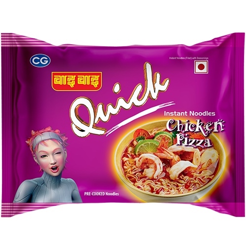 Wai Wai Quick Pizza（ワイワイ クイック ピザ / ピザ味インスタント）【ネパール】,1袋