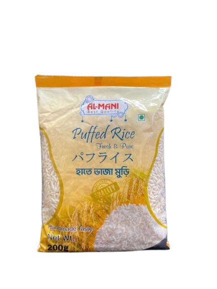 AL-Mani Puff Rice（バングラデシュ】,【200g】 1袋