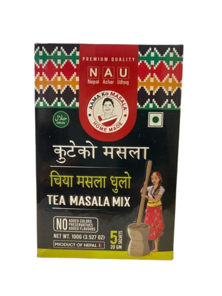 Tea Masala Mix Aama Ko（ティー マサラ ミックス アーマコ）【ネパール】,1袋