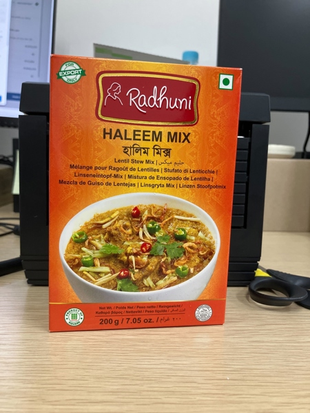 Radhuni Haleem mix（ハリーム ミックス）【 バングラデシュ】,1個【２００ＧＲ】