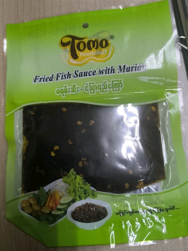 Tome fish sauce with Marian 60g (ミャンマー産魚醤)