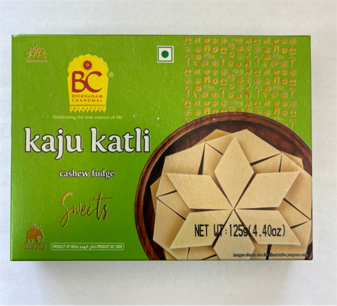 Kaju Katli（カジュ カトリ / カシュー菓子）【ネパール】,【125g】