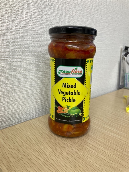 Mixed Vegetable Pickle（ミックス ピクルス）【インド】,【400】 1瓶