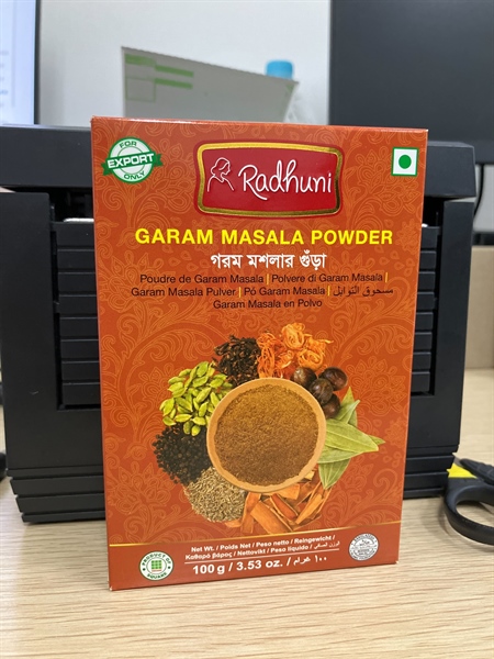 Rahuni Garam masala powder（ガラムマサラ パウダー /）【バングラデシュ】1個【100gr】