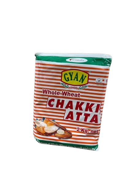 Gyan Chakki Atta（ギャン チャッキ アッタ / 全粒粉）【ネパール】,【2kg】 1袋