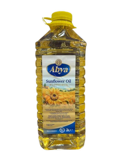 Abya Sunflower Oil（サンフラワー オイル ）【ネパール】,【3L】 1本