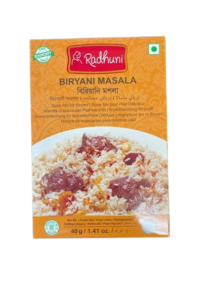 Radhuni Biryani Masala（ビリヤニマサラ）[バングラデシュ],【40g】,1箱
